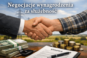 Negocjacje wynagrodzenia za służebność